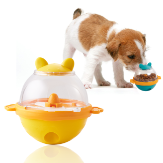 Balle distributrice de friandises pour chien et chat