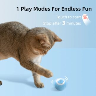 Balle interactive intelligente électronique pour chat et chien